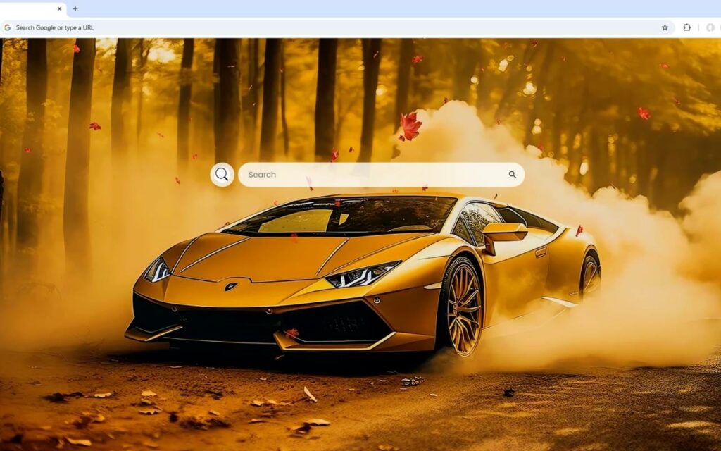 Lamborghini Autumn Live Wallpaper