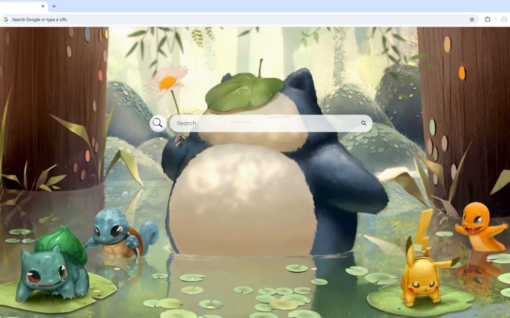 Snorlax With Friends Live Wallpaper