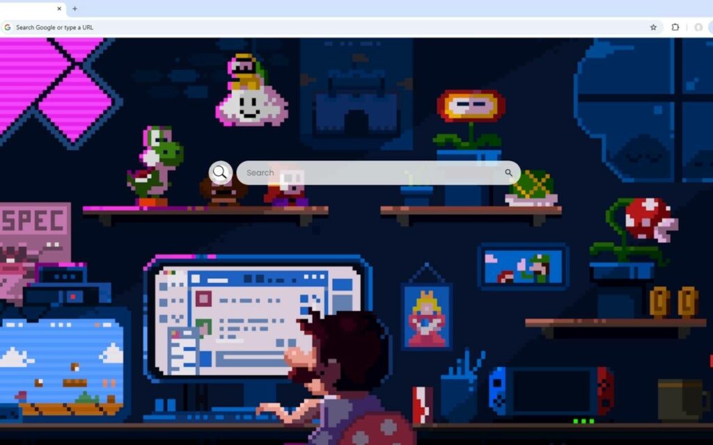 Super Mario Pixel Live Wallpaper