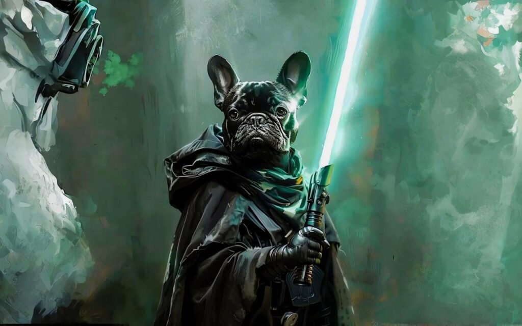 Bulldog Jedi Live Wallpaper