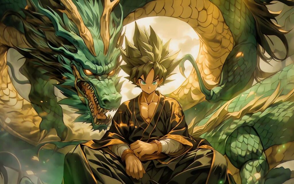 Goku and Shenron Live Wallpaper