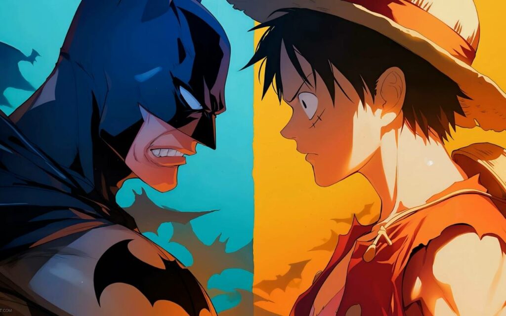 Luffy and Batman Live Wallpaper