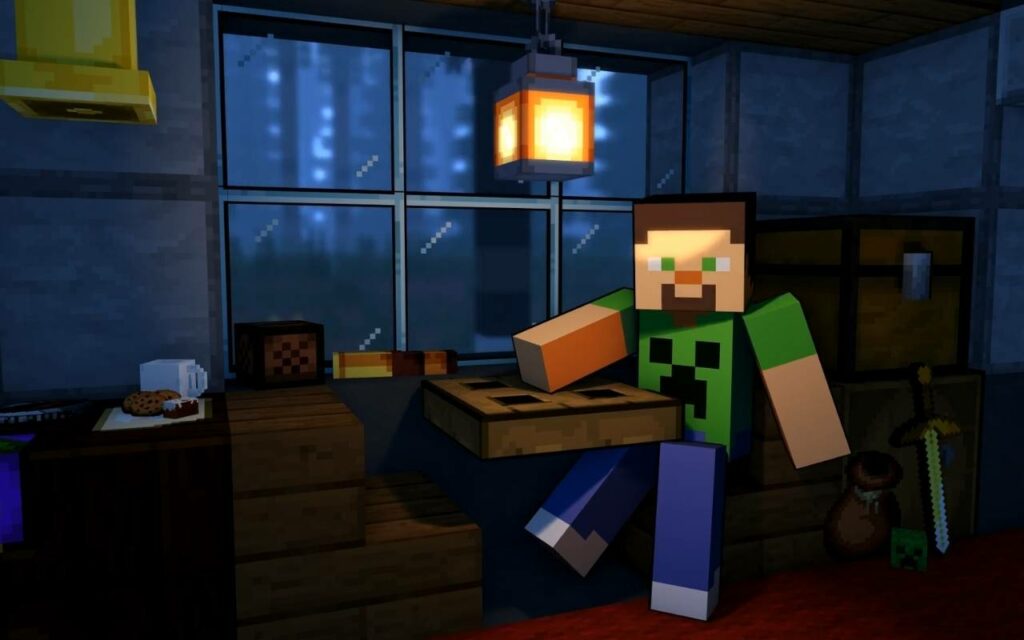 Minecraft Steve Live Wallpaper